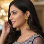 JS Fashion Traditional Rajwadi Gold Temple Jhumkas for Women & Girls