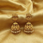 JS Fashion God Laxmi Leaf Jhumka Temple Earrings for Women & Girls