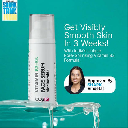 Cos-IQ Niacinamide Vitamin B3-5% Face Serum for Ultra Sensitive Skin