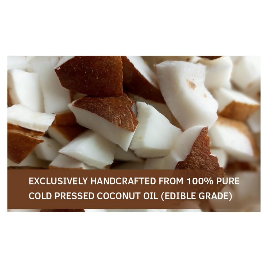 Kaprica Natural Handcrafted Cold Pressed Coconut Oil Soap With Coffee & Cinnamon