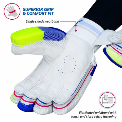 DSC Intense Attitude Men's Cricket Batting Gloves (Colour May Vary)