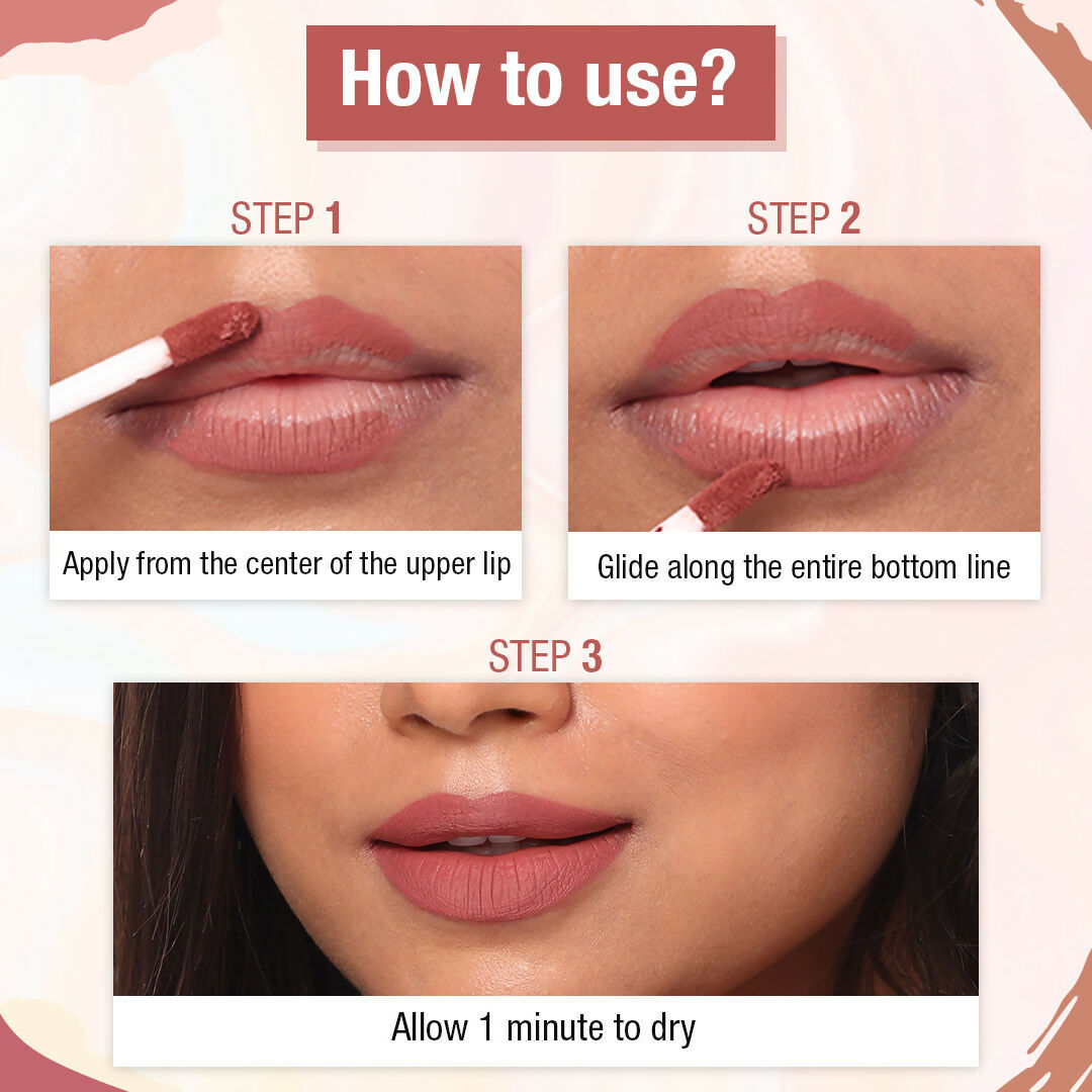 The Natural Wash Matte Velvet Longstay Liquid Lipstick - Plumberry