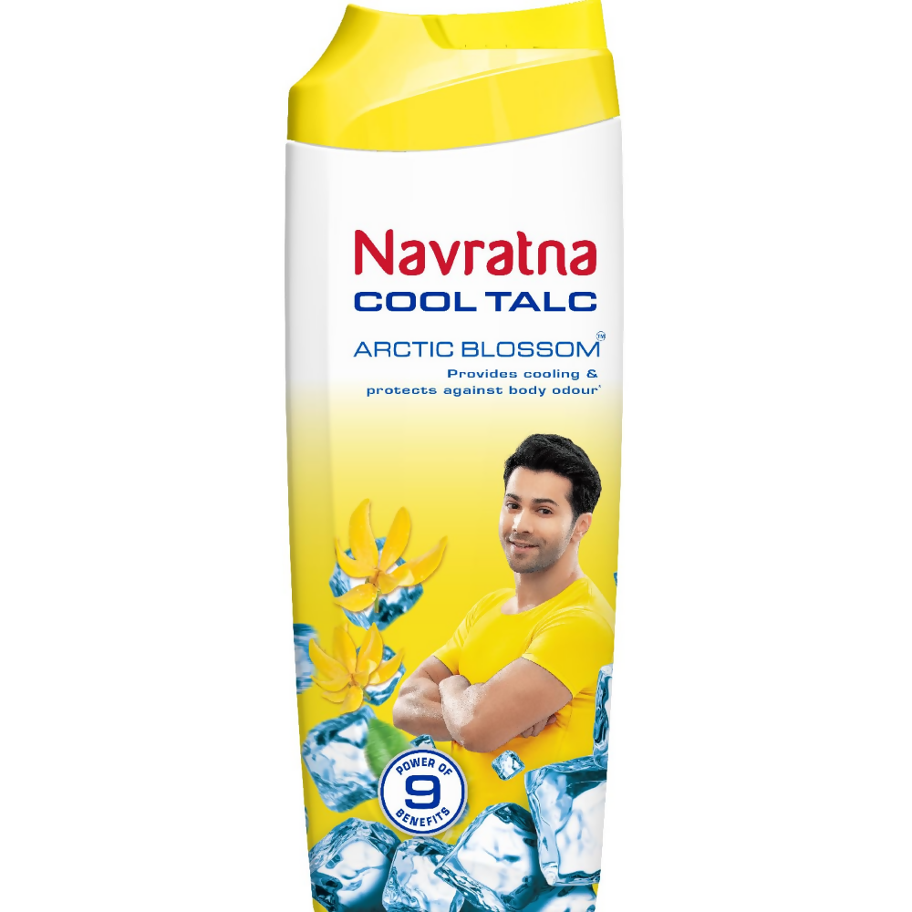 Navratna Cool Arctic Blossom Talc