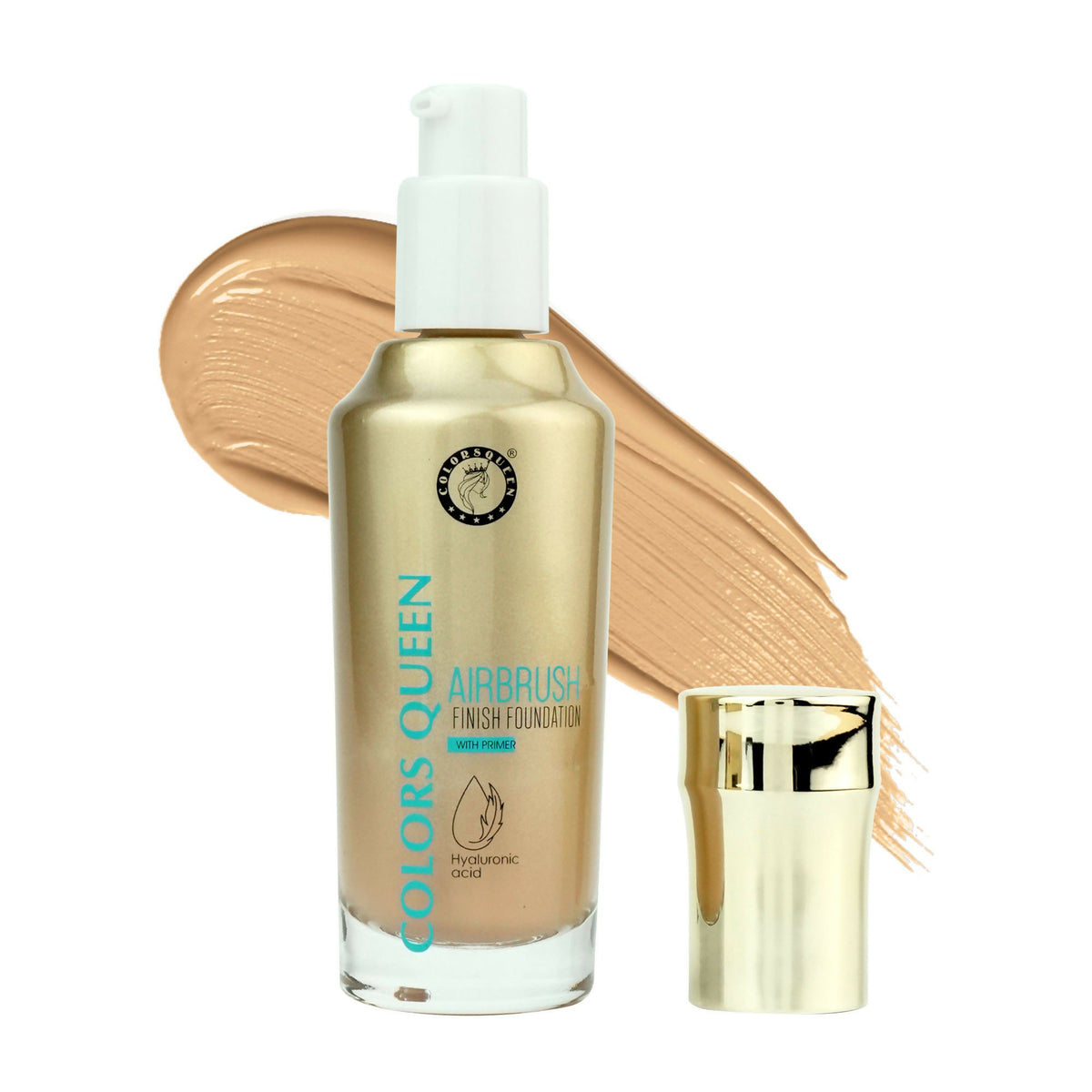 Colors Queen Airbrush Foundation With Primer - Natural Beige