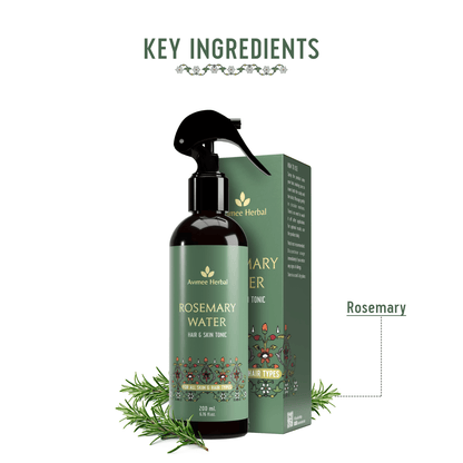 Avimee Herbal Rosemary Hair Care Routine Combo: Rosemary Water Spray & Rosemary Hair Oil