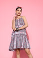 Yufta Ethnic Motifs Print A-Line Pure Cotton Ethnic Dress