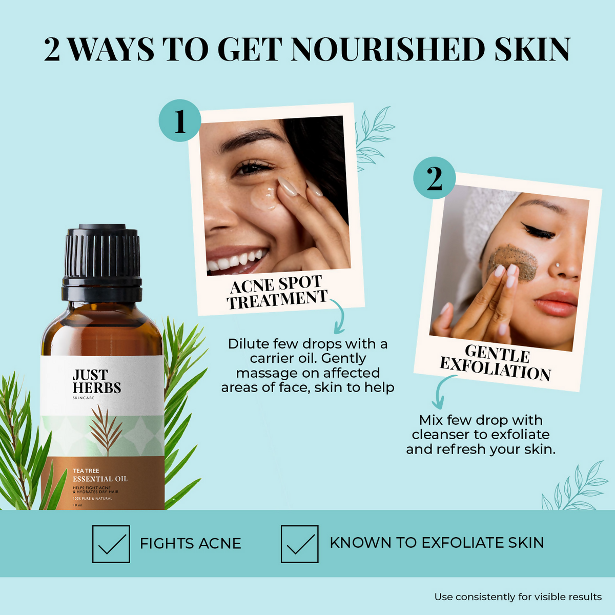 Just Herbs Tea Tree Essential Oil