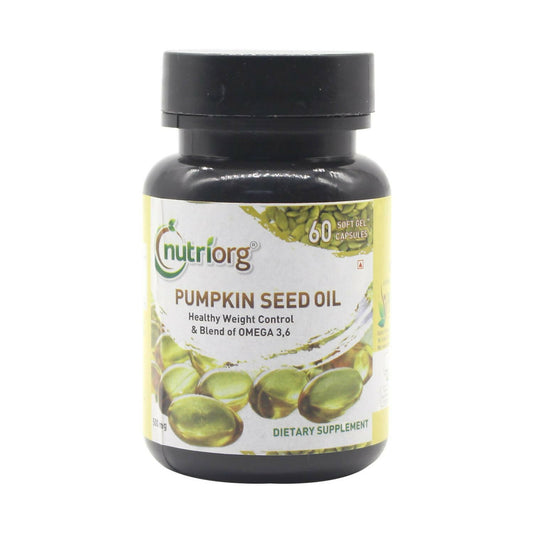 Nutriorg Pumpkin Seed Oil Soft Gel Capsules