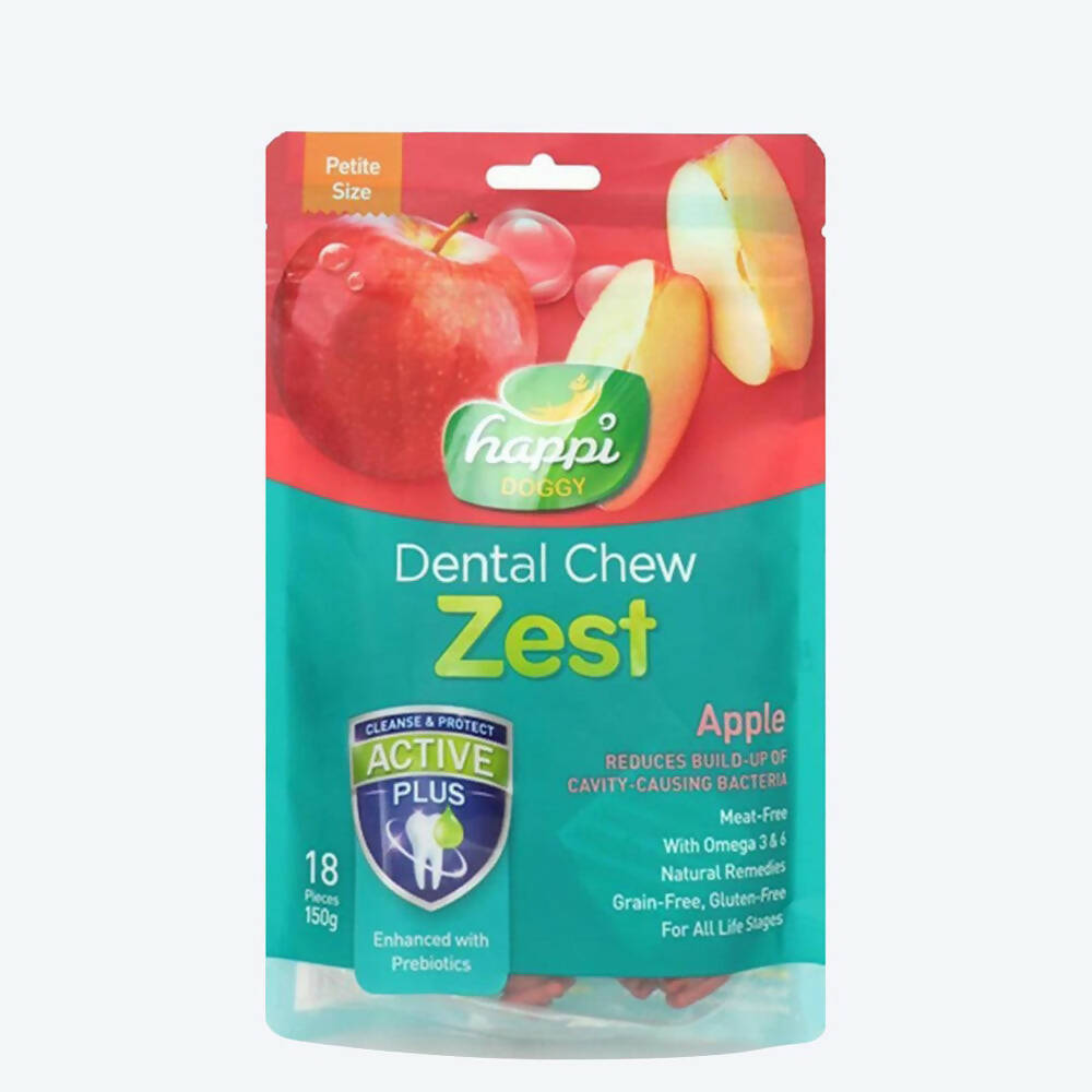 Happi Doggy Dental Chew Zest - Apple