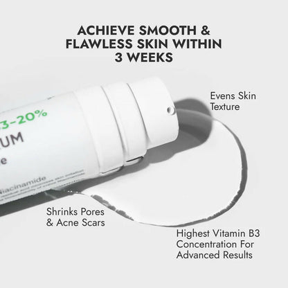 Cos-IQ Niacinamide Vitamin B3-20% Face Serum for Ultra Sensitive Skin