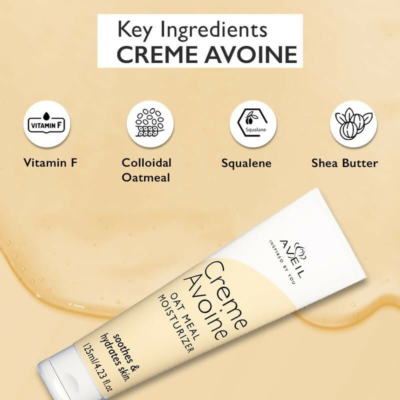 Aveil Creme Avoine Oat Meal Body Moisturizer