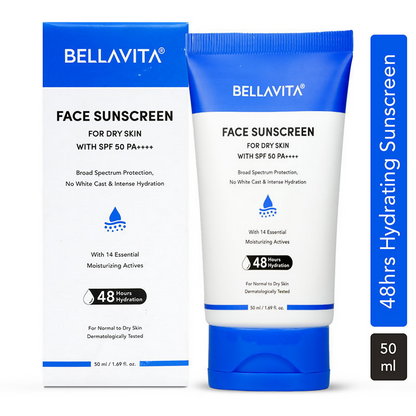 Bella Vita Organic Sunscreen SPF 50 For Dry Skin