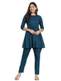 Fab Fashion Peacock Blue Co-Ord Set