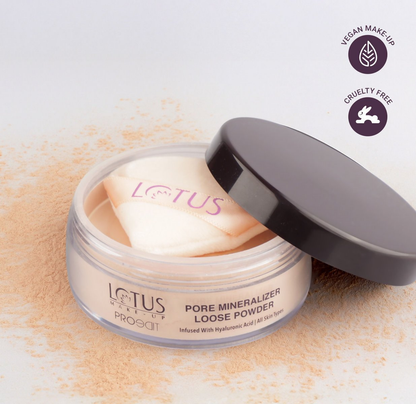 Lotus Make Up Proedit Pore Mineralize Loose Powder - 03 Almond