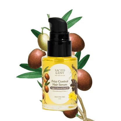 Sacred Grove Argan & Broccoli Seed Frizz Control Serum
