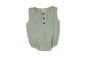 Sunshine Baby Cute Organic Muslin Cotton Sleeveless Rompers For Babies - Greenish Grey