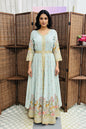 Party wear  long dress with Plazzo phant