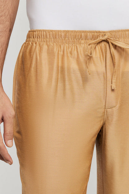 Ethnic India Beige solid Pant for Men