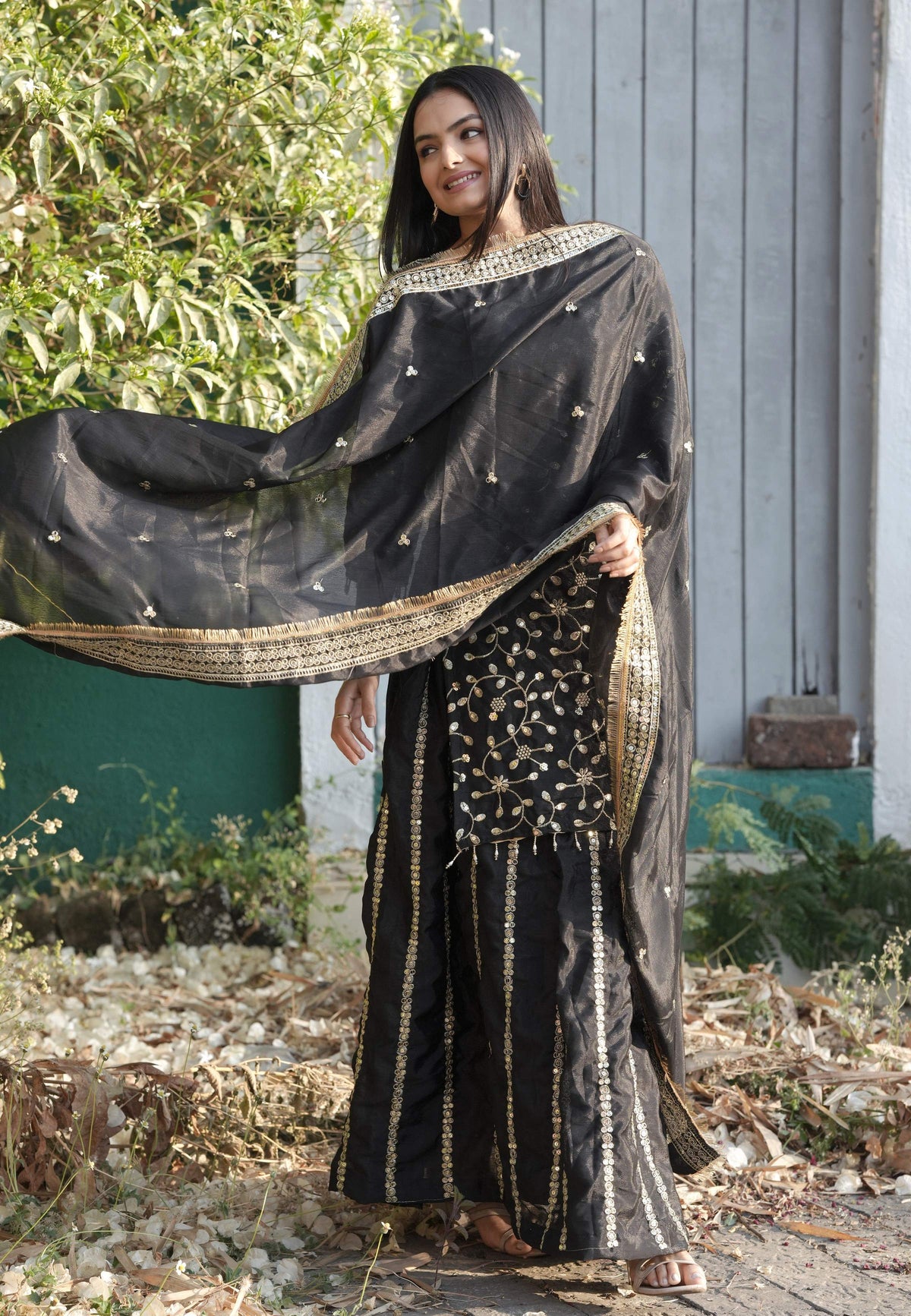 Lehenga Mart Designer Lehenga Suit for women - Black