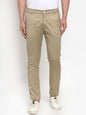 Jainish Men Beige Slim Fit Formal Trousers ( FGP 253Beigexxx )