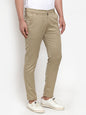 Jainish Men Beige Slim Fit Formal Trousers ( FGP 253Beigexxx )