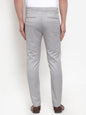 Jainish Men's Grey Solid Formal Trousers ( FGP 253Light-Grey )