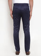 Jainish Men's Navy Solid Formal Trousers ( FGP 253Navy )