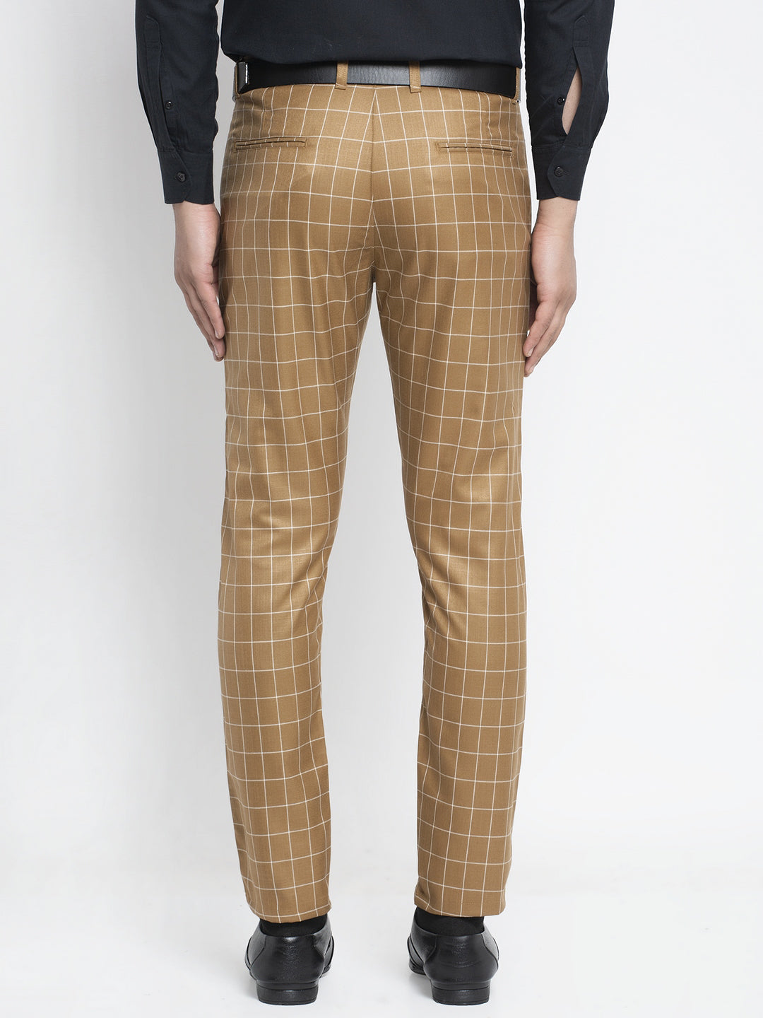 Jainish Men's Brown Formal Trousers ( FGP 260Brown )