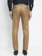 Jainish Men's Brown Formal Trousers ( FGP 260Brown )