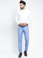 Jainish Men's Blue Formal Trousers ( FGP 260Light-Blue )