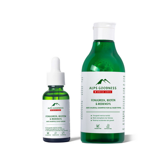 Alps Goodness Anti Hairfall Solution Combo (Anti Hairfall Shampoo & Anti Hairfall Scalp Serum)
