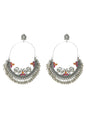 Mominos Fashion Johar Kamal Peacock Design Chandbali Earrings