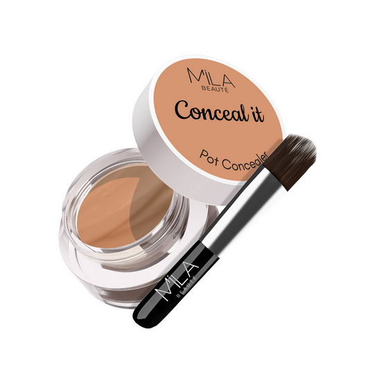 Mila Beaute Conceal It Pot Concealer Creamy Matte Finish with SPF 15 - Natural Nude