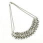 Mominos Fashion Johar Kamal Silver-Plated Brass Finish Kundan Choker For Women