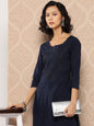 Yufta Floral Embroidered Chikankari Cotton Kurta