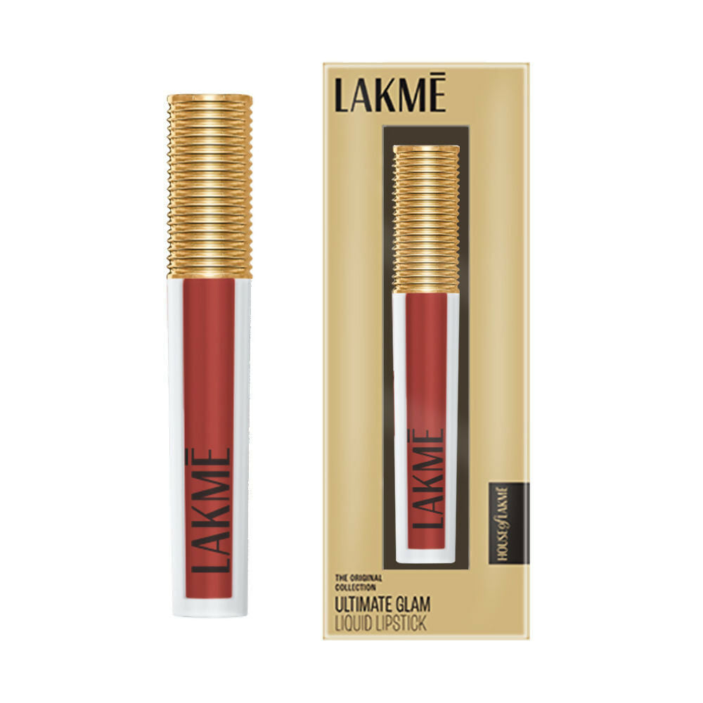 Lakme Ultimate Glam Matte Liquid Lipstick - Nude Twist
