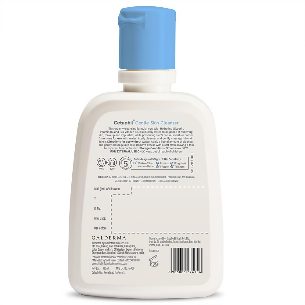 Cetaphil Paraben, Sulphate-Free Gentle Skin Hydrating Face Wash