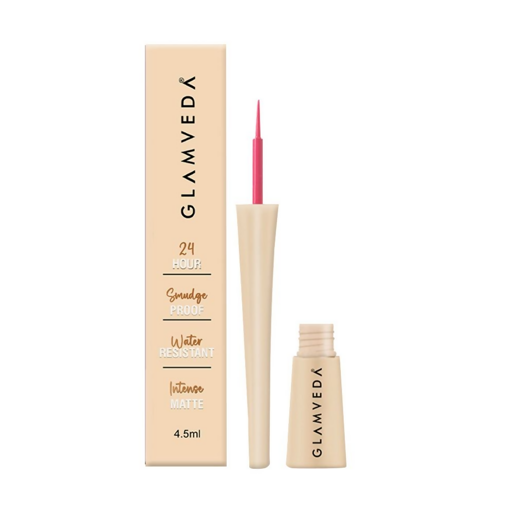 Glamveda Super Matte Liquid Intense Eyeliner - Pink