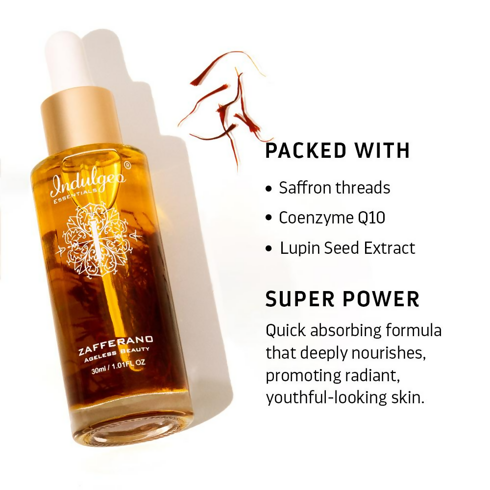 Indulgeo Essentials Ageless Beauty Zafferano Oil With Saffron