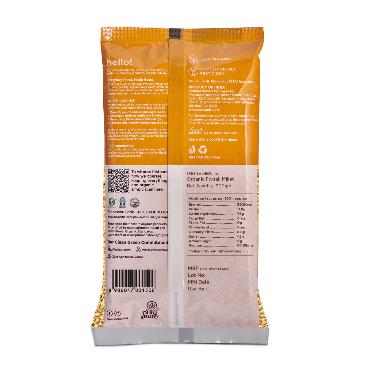 Pure & Sure Organic Foxtail Millet