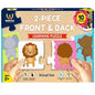 Webby Front Back 2 Piece Learning Pack Jigsaw Puzzle for Kids