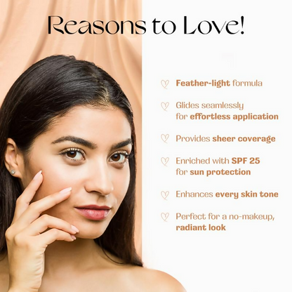 Nourish Mantra BB Cream with SPF 25 with SPF for Long-lasting, Even Coverage