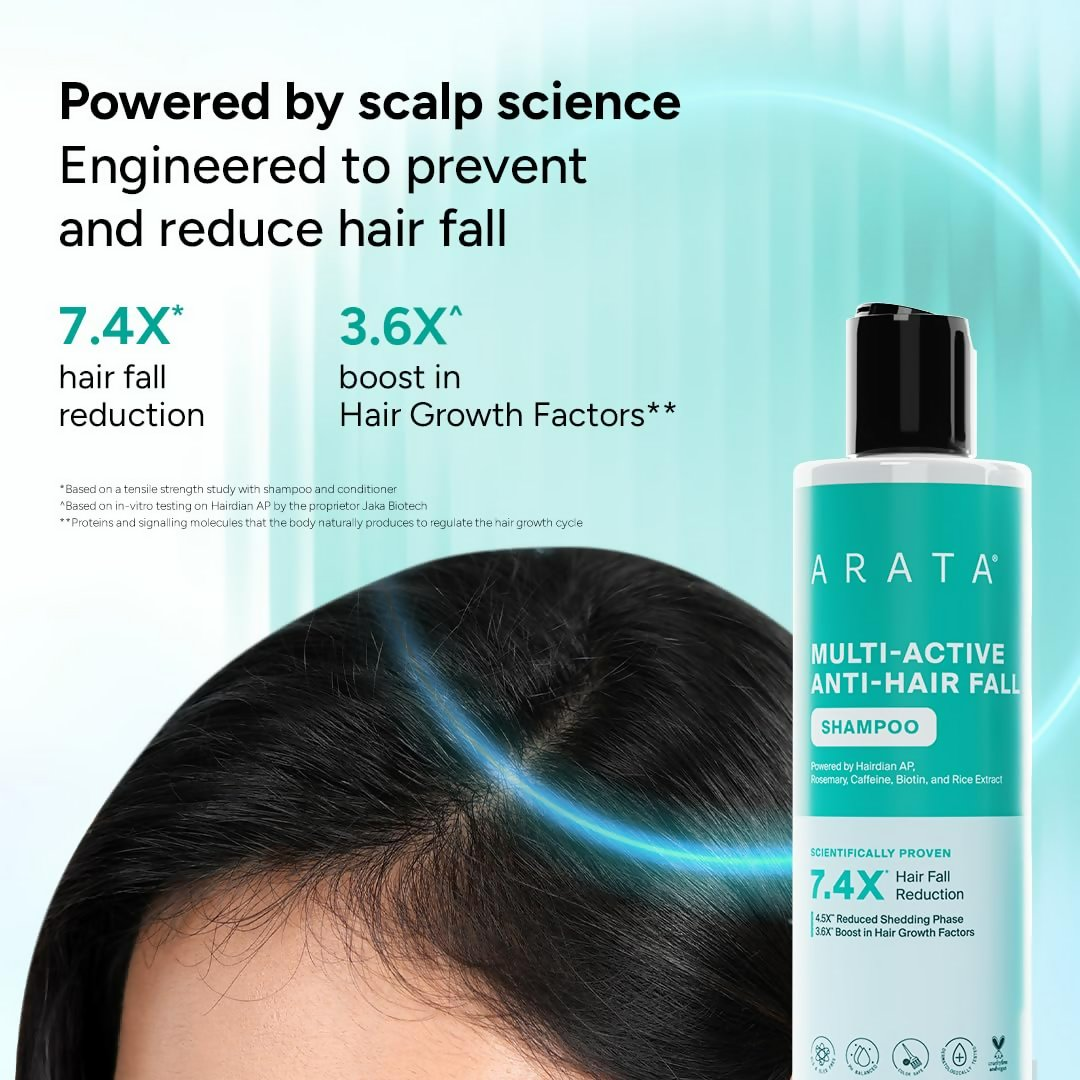 Arata Multi Active Anti Hair Fall Shampoo With Caffeine