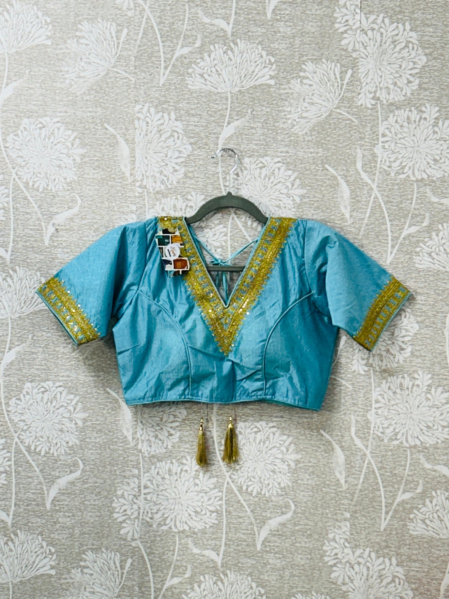 Light blue blouse