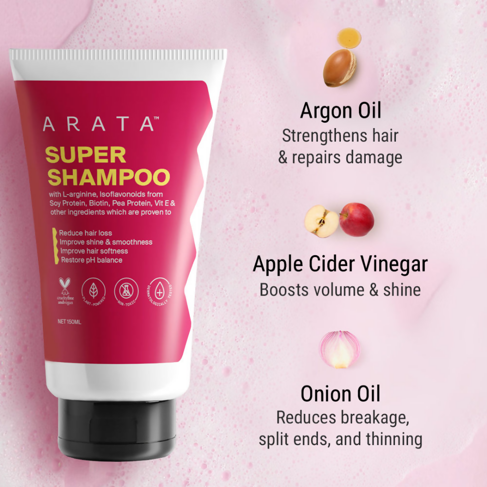 Arata Super Shampoo With Onion Oil