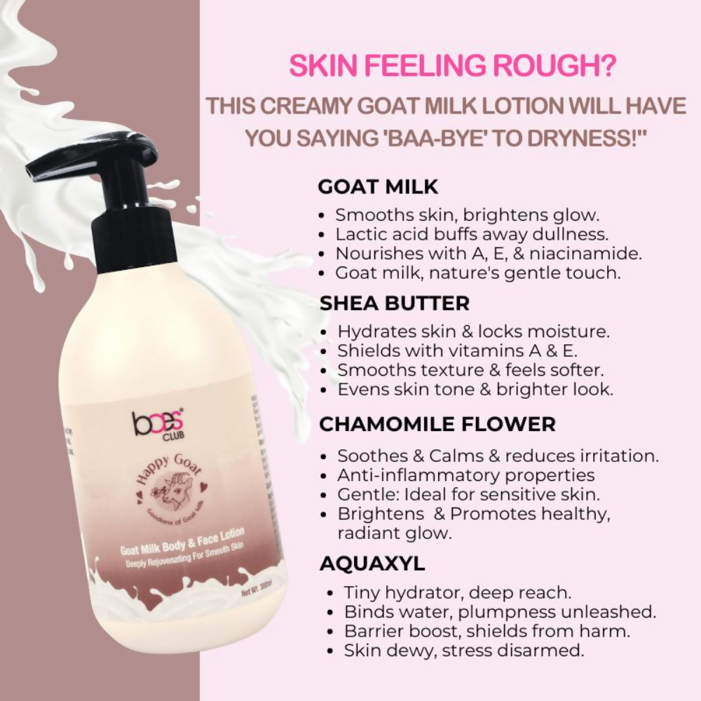 Baes Club Goat Milk Body & Face Lotion