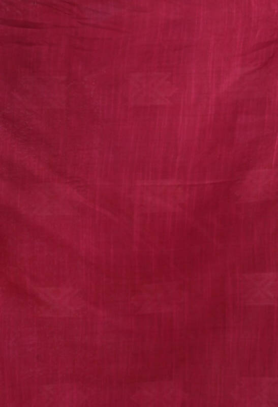 Mominos Fashion Moeza Magenta All Over Buti Handloom Silk Saree with unstitched Blouse piece