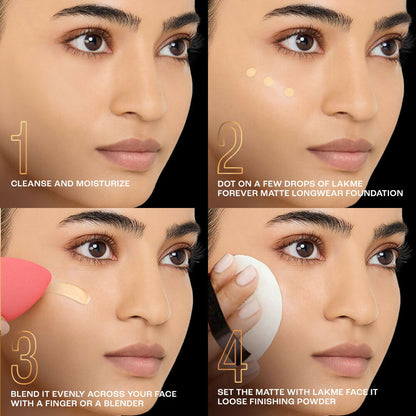 Lakme Forever Matte Longwear Foundation - Natural Marble