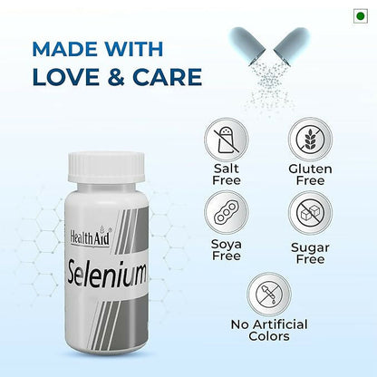 HealthAid Selenium 200 mcg Tablets