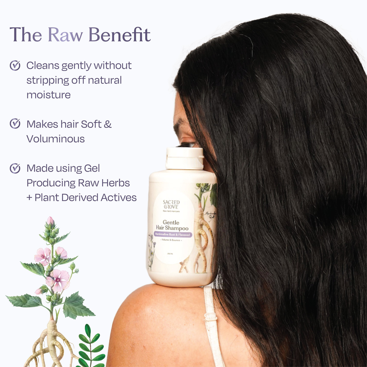 Sacred Grove Marshmallow Root Gentle Hair Shampoo
